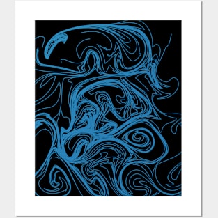 Simple Swirls Posters and Art